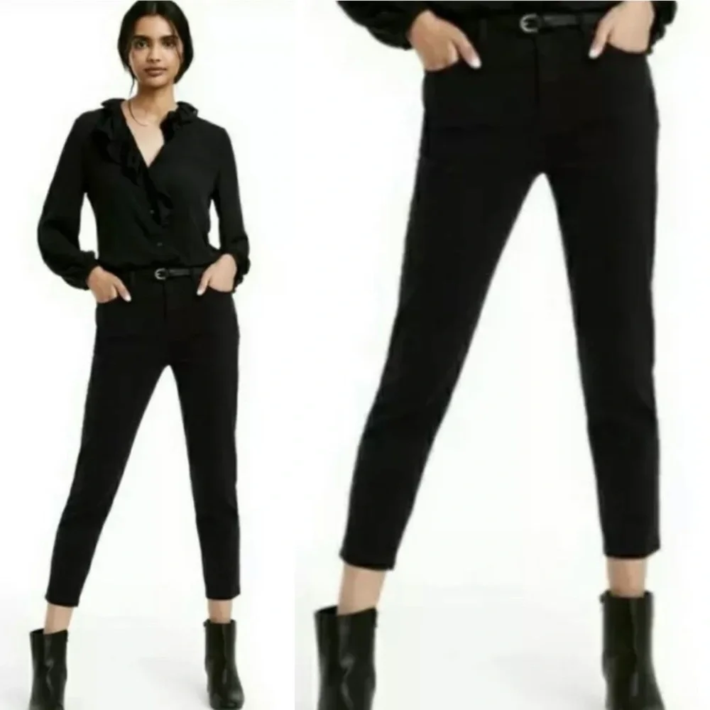 High-Rise Ankle Length Skinny Jeans - Nili Lotan x Target Black size  0 4 6 14 - Picture 4 of 15